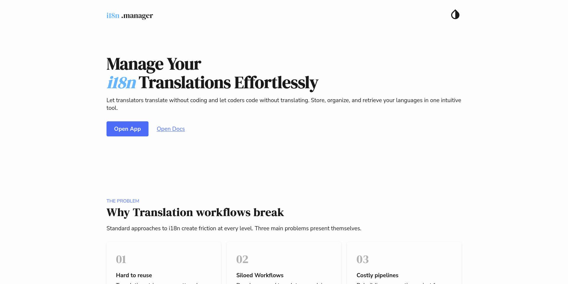 Translations Manager